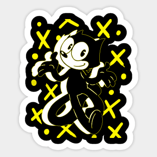 Felix the Cat From Sketch to Silver Screen Delight Sticker